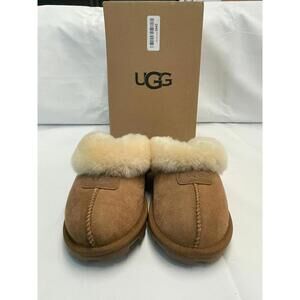 New in box Women's 100% UGG Brand Soft Coquette Slippers Shoes Chestnut 5125